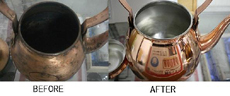 銅製品の修理 